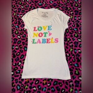XX Wound Up White Graphic Tee